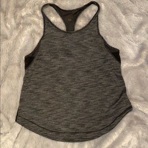 Lululemon racerback tank with mesh panel size 8